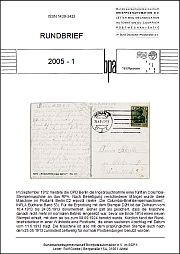 Rundbrief 01 2005 Arge Briefpostautomation